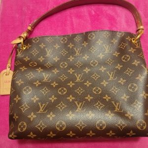 Authentic Louis Vuitton graceful pink pivone PM purse